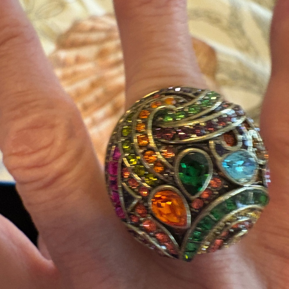 Heidi Daus Multicolor Statement Ring - image 4